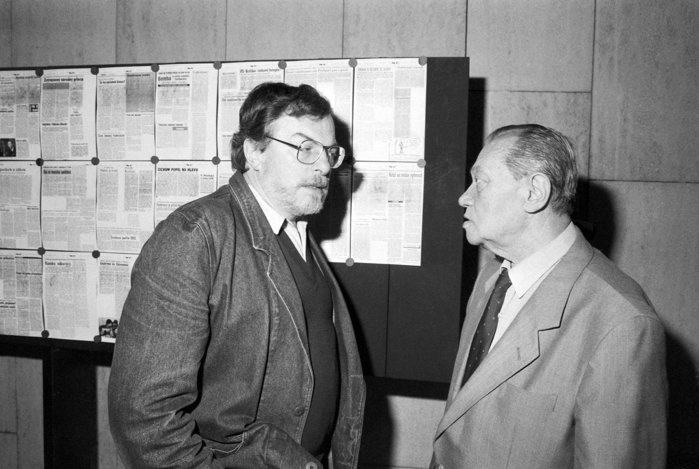 Jan Kačer, Rudolf Hrušínský, 1991