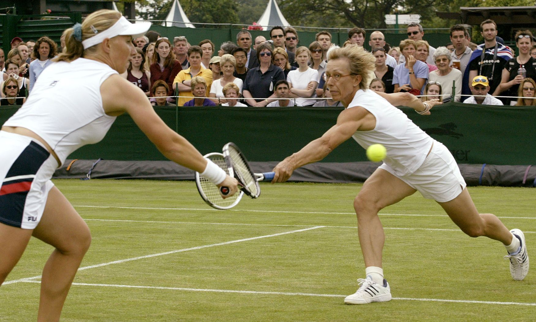 Martina Navrátilová, Wimbledon (2003, Světlana Kuzněcovová)