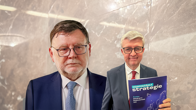 Ministr financí Zbyněk Stajnura z ODS, který podle svých slov nechápe, jak můžou mnozí podnikatelé podporovat jeho politického protivníka, Karla Havlíčka z hnutí ANO.