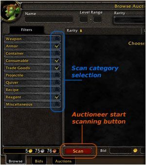World of Warcraft Addony