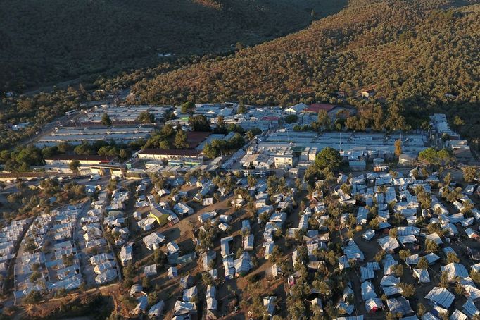 Život migrantů na řeckém ostrově Lesbos. Září 2018.