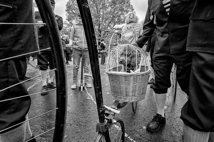 Pražská míle - setkání velocipedistů na Letenské pláni