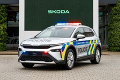 Policisté vyjíždějí s elektrickým Elroqem. Škodovácké SUV má ukázat, jestli obstojí