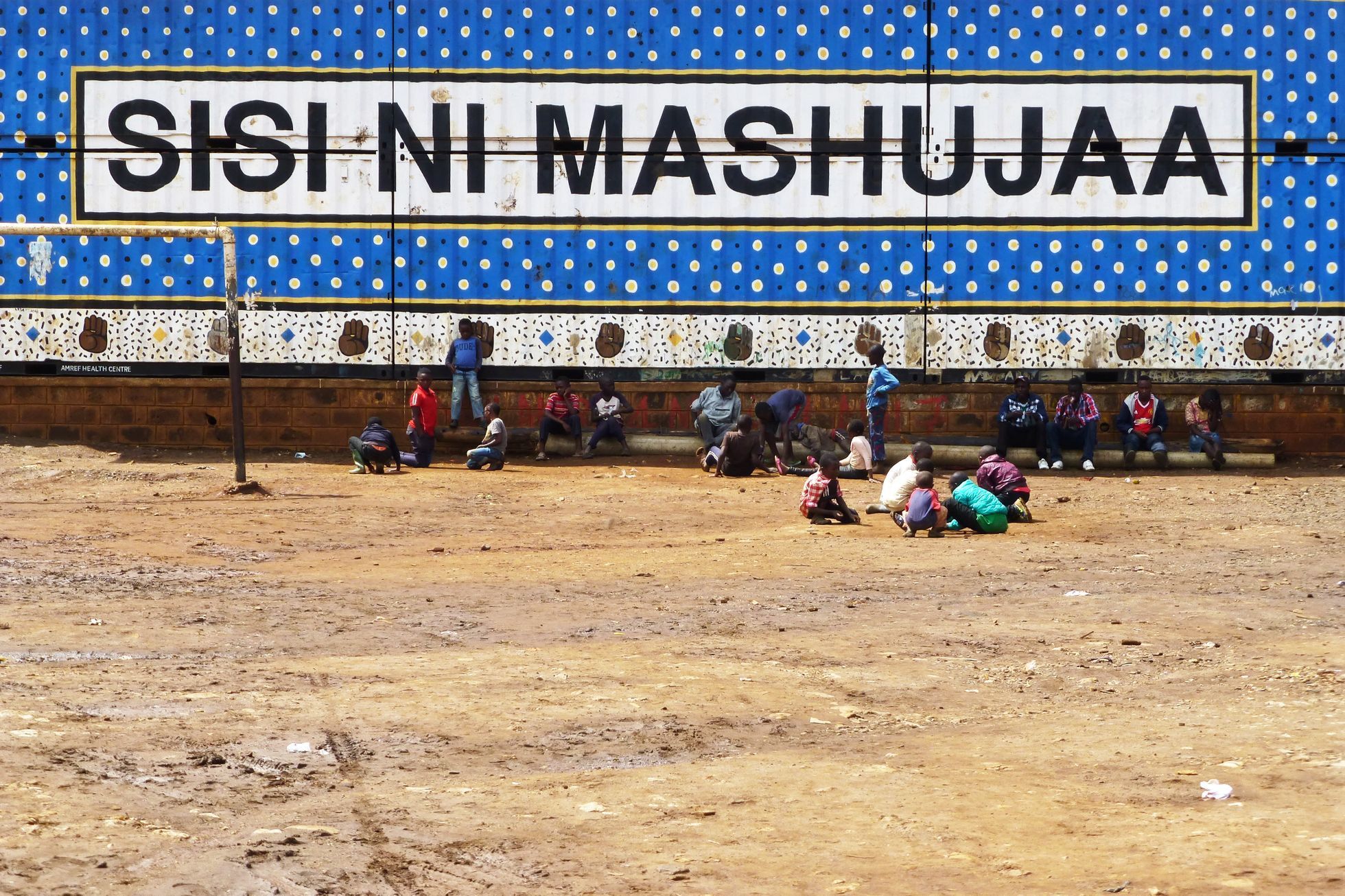 Slum Kibera v Keni