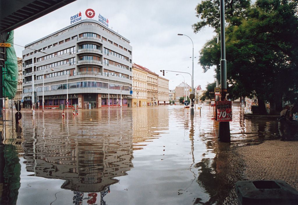 povodeň praha 2002