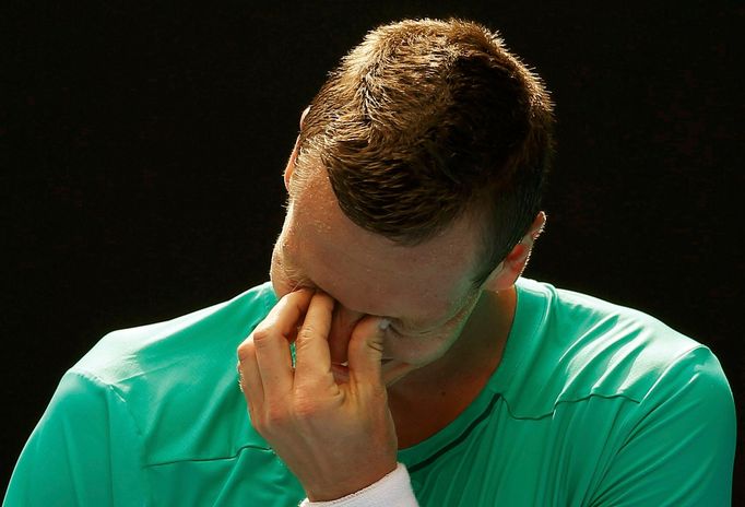 Tomáš Berdych ve čtvrtfinále Australian Open 2016