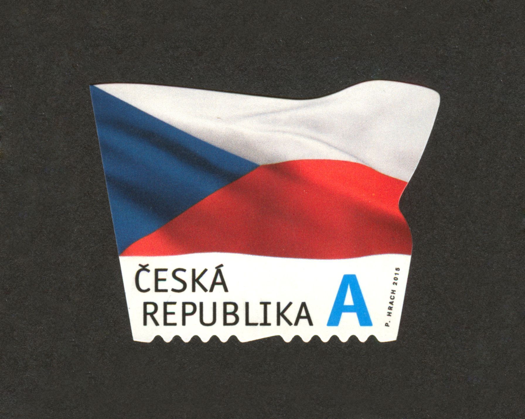 Poštovní známka státní vlajka