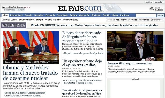 El Pais, Španělsko