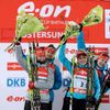 Světový pohár v biatlonu - česká štafeta slaví