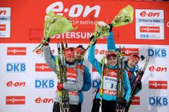 Čeští biatlonisté vyhráli na úvod sezony smíšenou štafetu