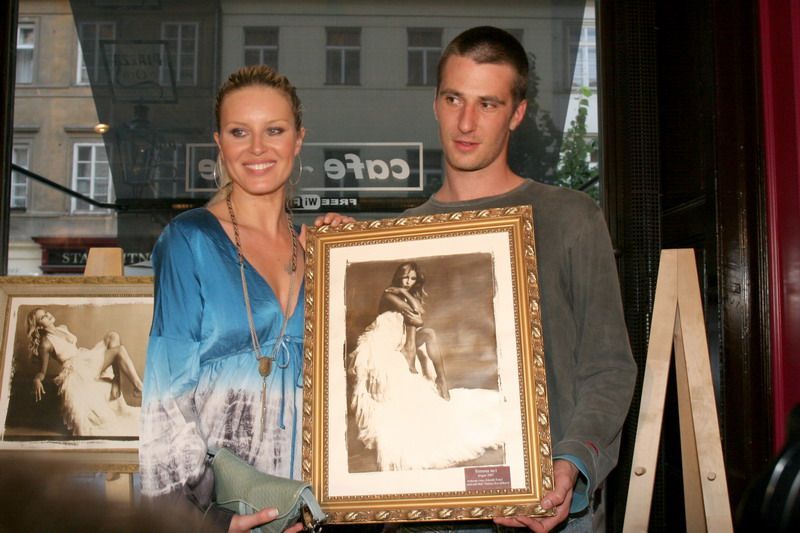 Simona Krainová s autorem fotografií Tomášem Ďurňákem