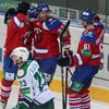 KHL, Lev Praha - Salavat Julajev Ufa: Nicklas Danielsson a Nicklas Danielsson - Miroslav Blaťák