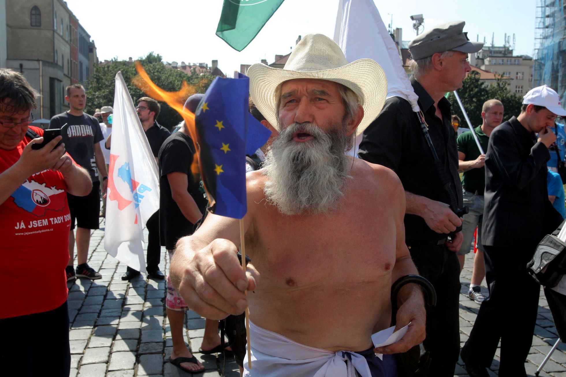 Demonstrace proti migraci