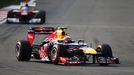 Mark Webber splnil svůj dokonale, celý závod kryl Vettelovi záda.