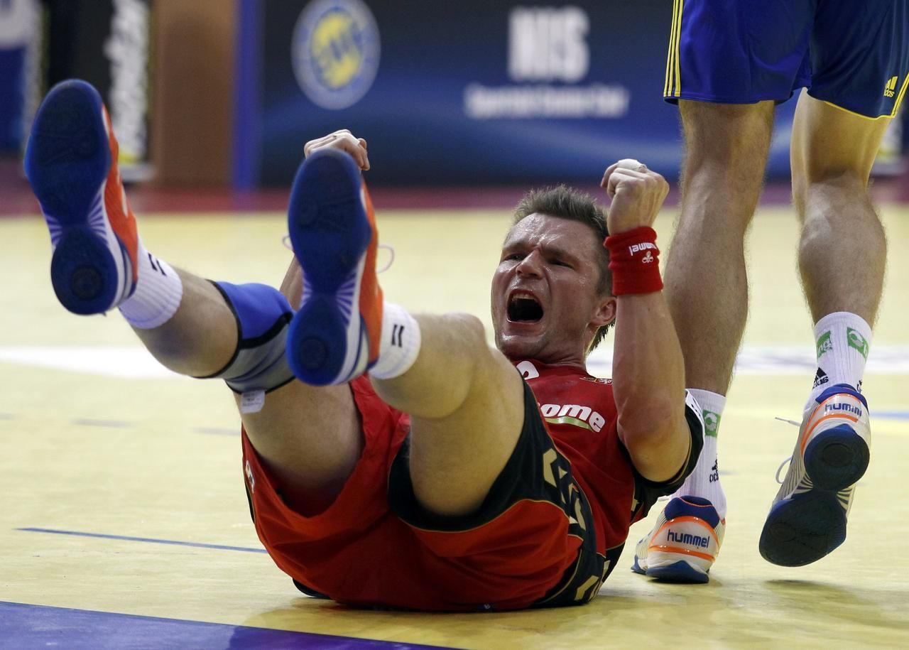 ME v házené: Česko - Švédsko (Nocar, radost)