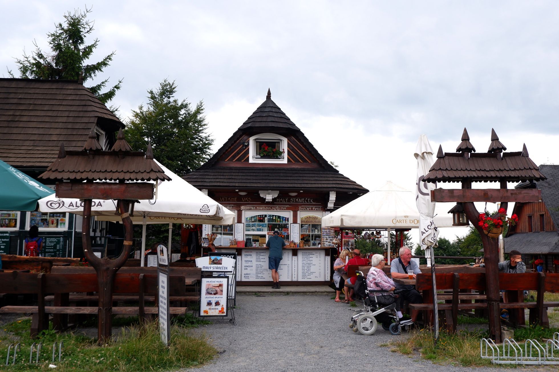 Pustevny Beskydy Turismus turisté