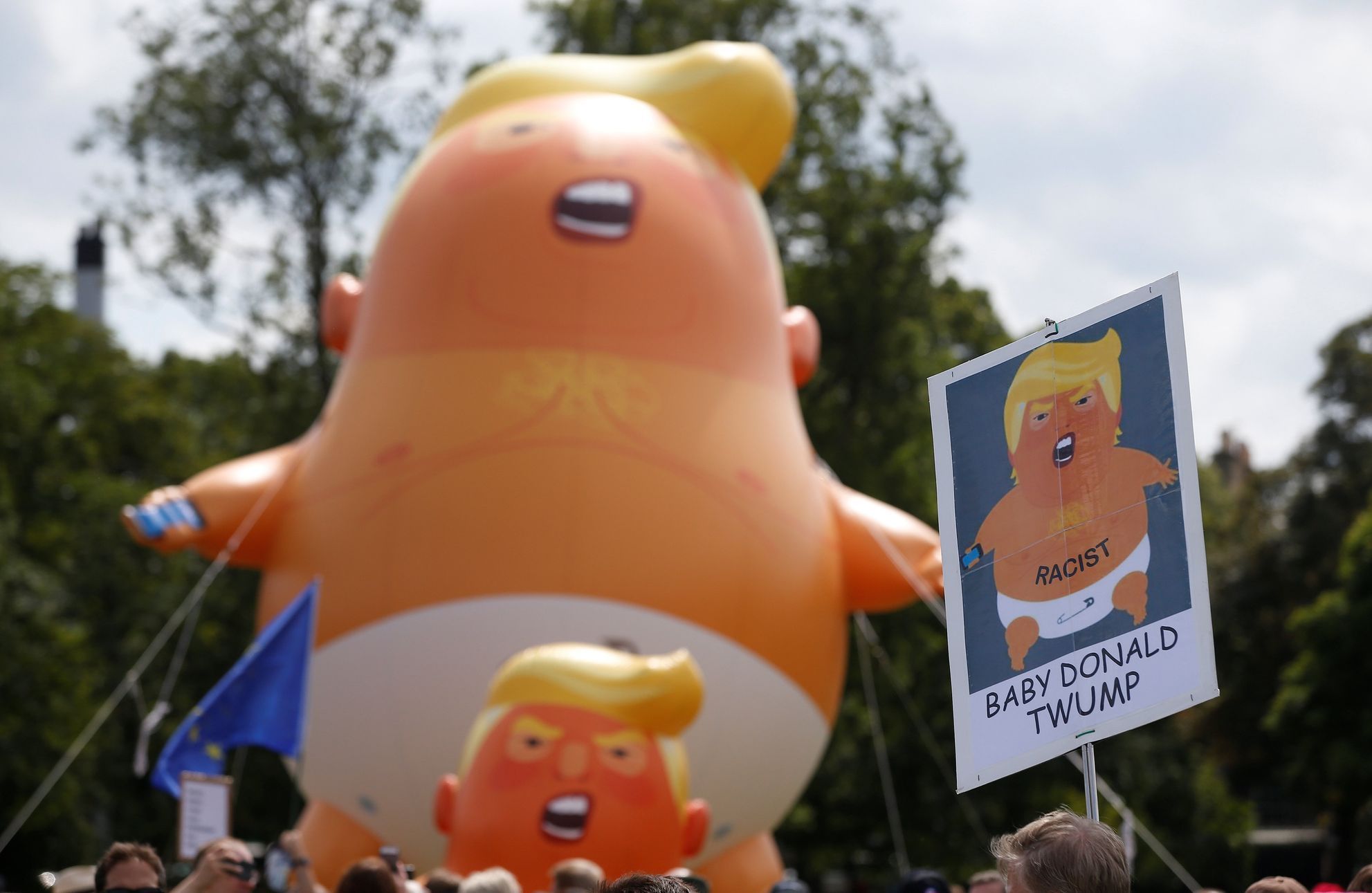 Edinburgh-protest proti Donaldu Trumpovi