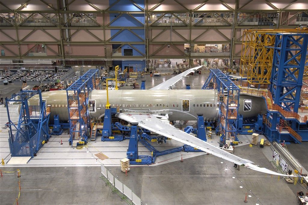 Výroba Boeingu 787 Dreamliner