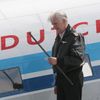 DC-3 na letišti v Ruzyni