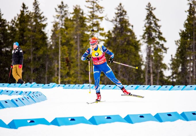 SP v Canmore, hromadný start Ž: Gabriela Soukalová