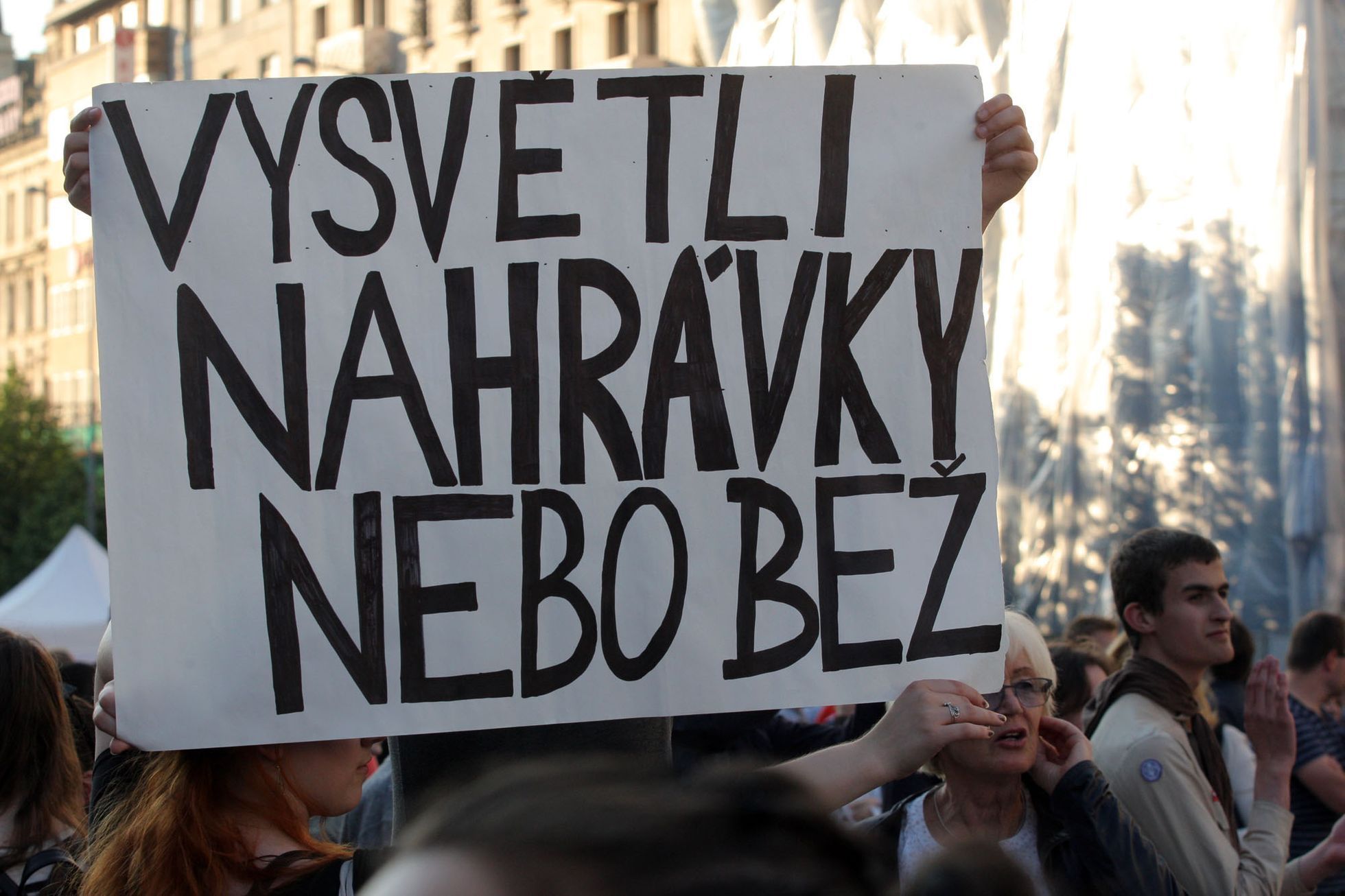 Druhá demonstrace na Václaváku proti Babišovi a Zemanovi