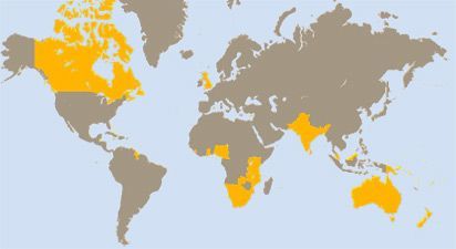 Státy, které se účastní her Commonwealthu