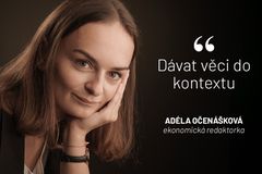 Aktuálně+ | Má práce je opak stereotypu, říká ekonomická redaktorka Adéla Očenášková