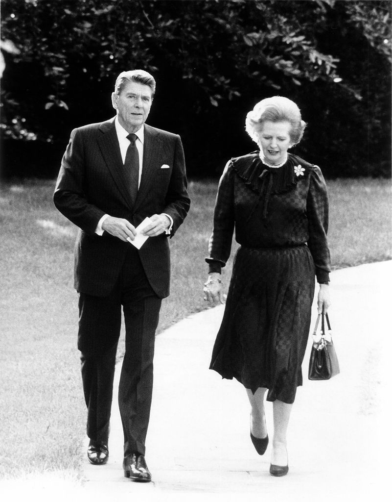 Fotogalerie: Zemřela &#8222;Železná lady&#8220; Margaret Thatcherová_Regan_80.léta