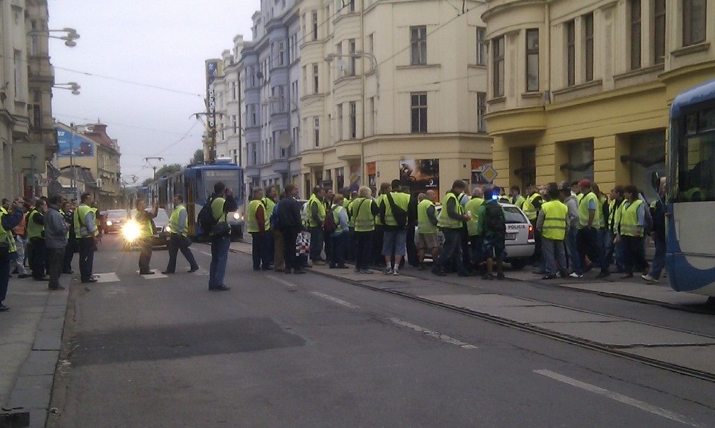 Stávka řidičů MHD v Ostravě
