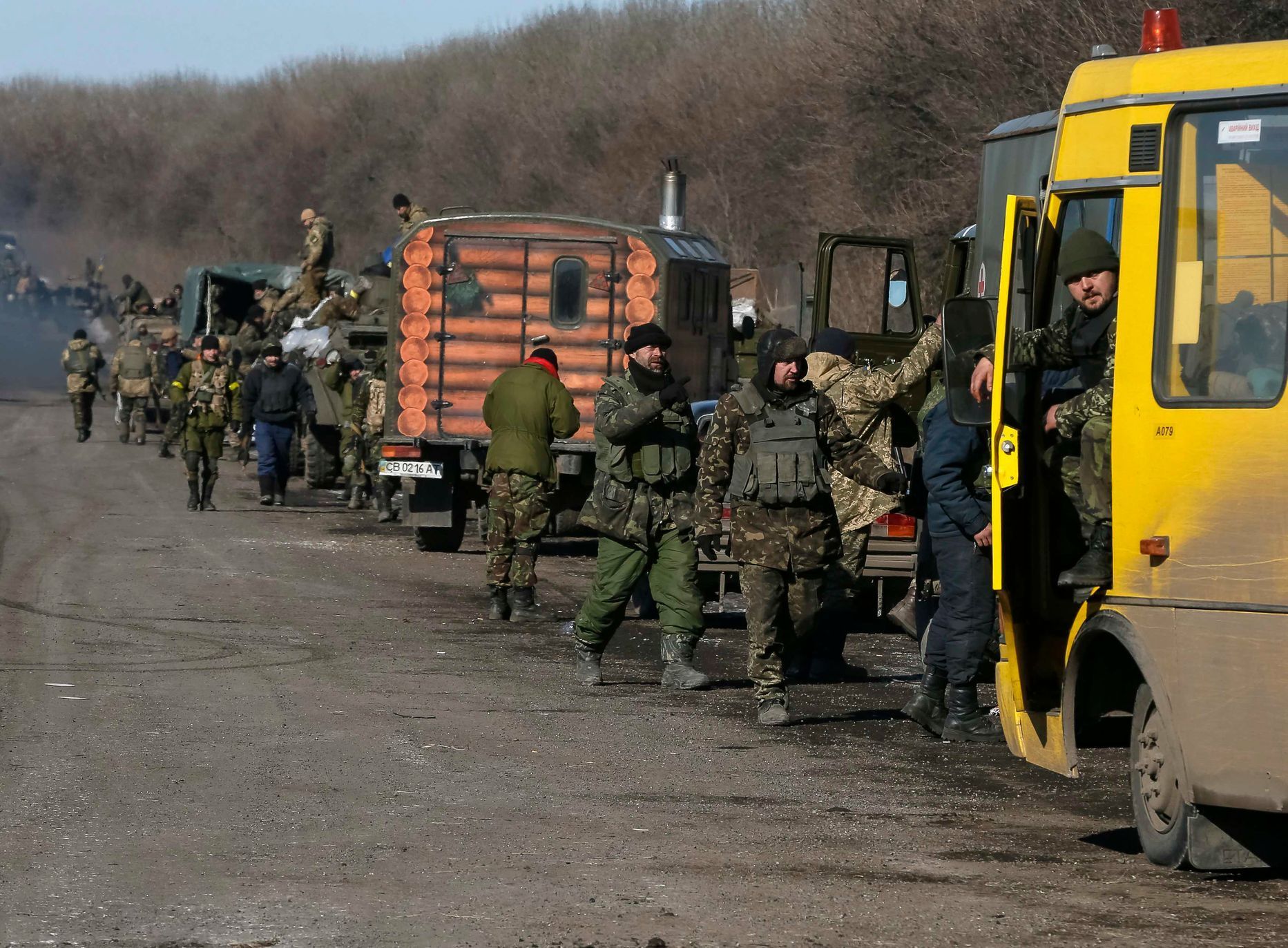 Ukrajina - armáda - Debalceve - 15. 2