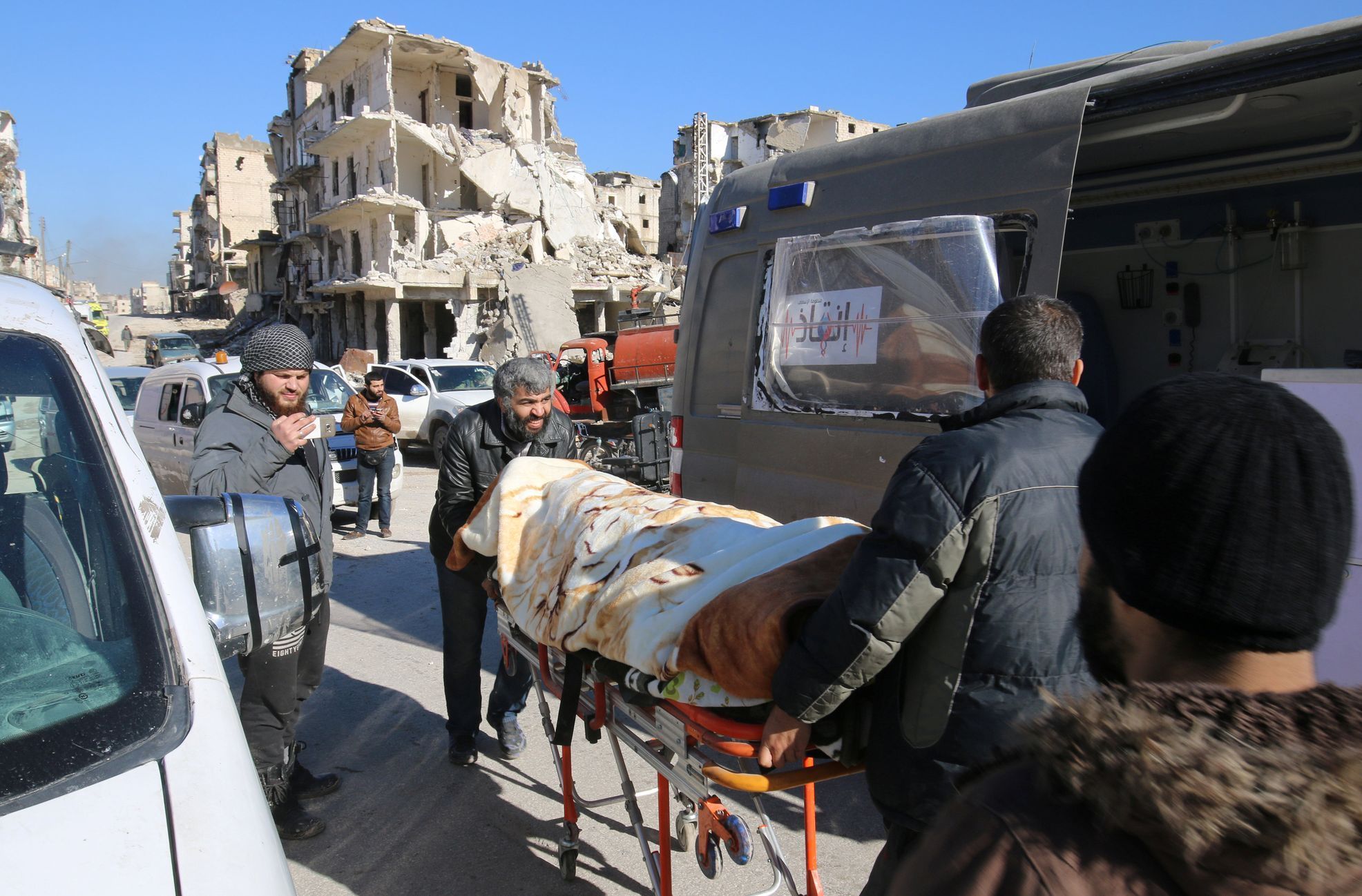Evakuace východního Aleppa