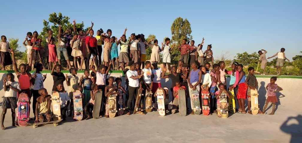 Skatepark v zambijském Mongu
