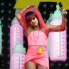 Lily Allen performs on the Pyramid Stage at Worthy Farm in Somerset, during the Glastonbury Festival