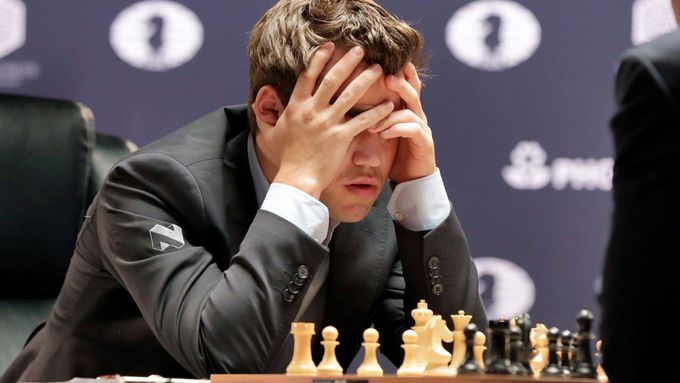Nor Magnus Carlsen tentokrát svého rivala Sergeje Karjakina neporazil.
