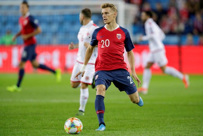 Soccer Football - Euro 2020 Qualifier - Group F - Norway v Malta - Ullevaal Stadium, Oslo, Norway - September 5, 2019. Norway's Martin Odegaard in action. NTB Scanpix/Sti