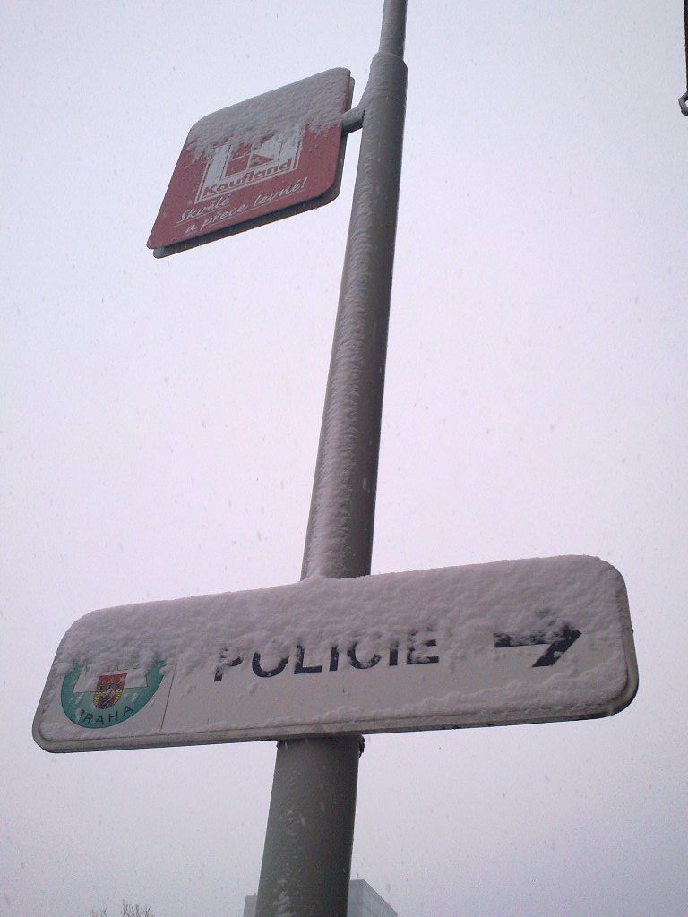 Sníh v Praze