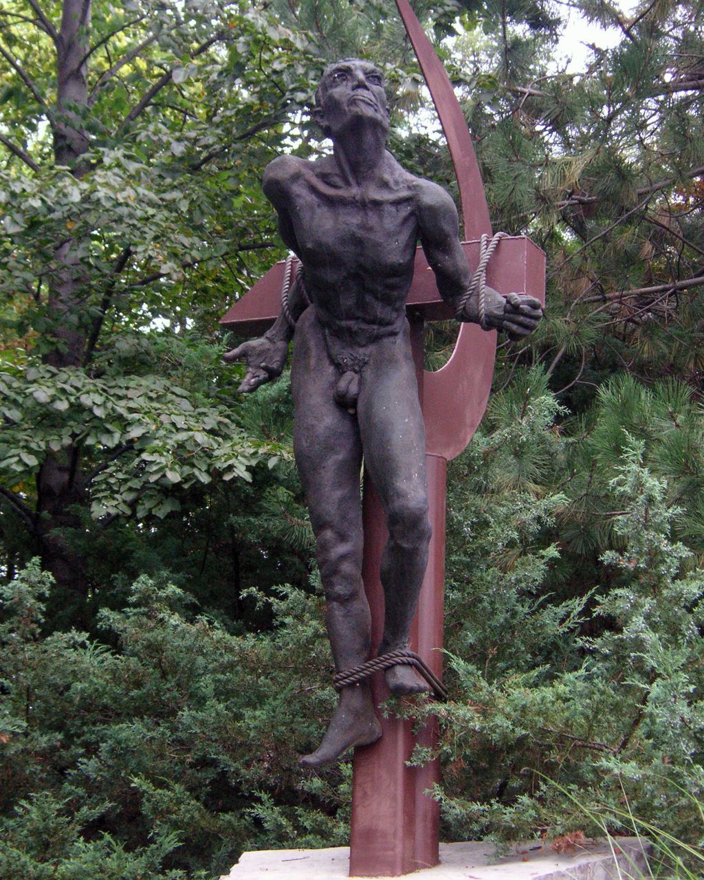 Pomník obětem komunismu, sochař Josef Randa, Masaryktown, Kanada
