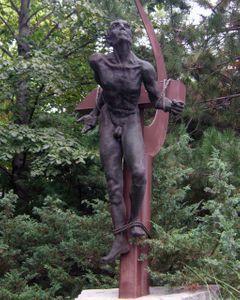 Pomník obětem komunismu, sochař Josef Randa, Masaryktown, Kanada