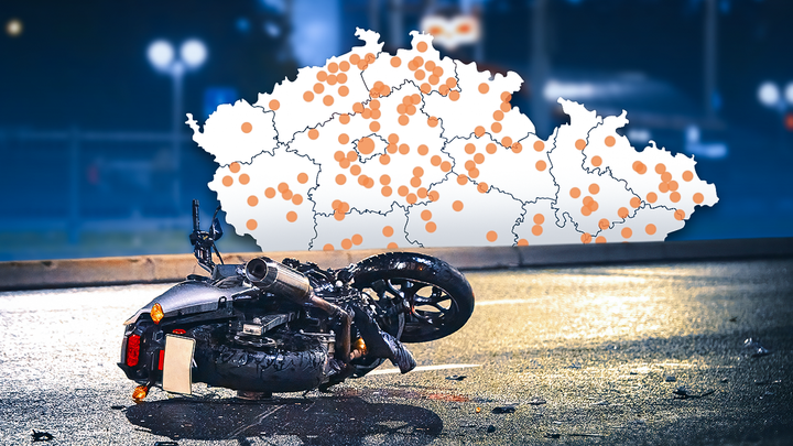Sezona nehod motorkářů začíná. Podívejte se, kde nejčastěji hrozí havárie i smrt