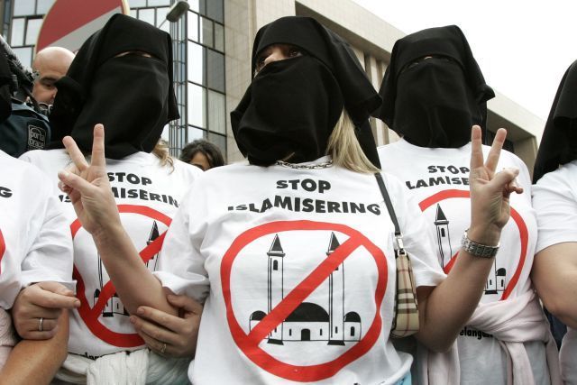 Belgie demonstrace islám