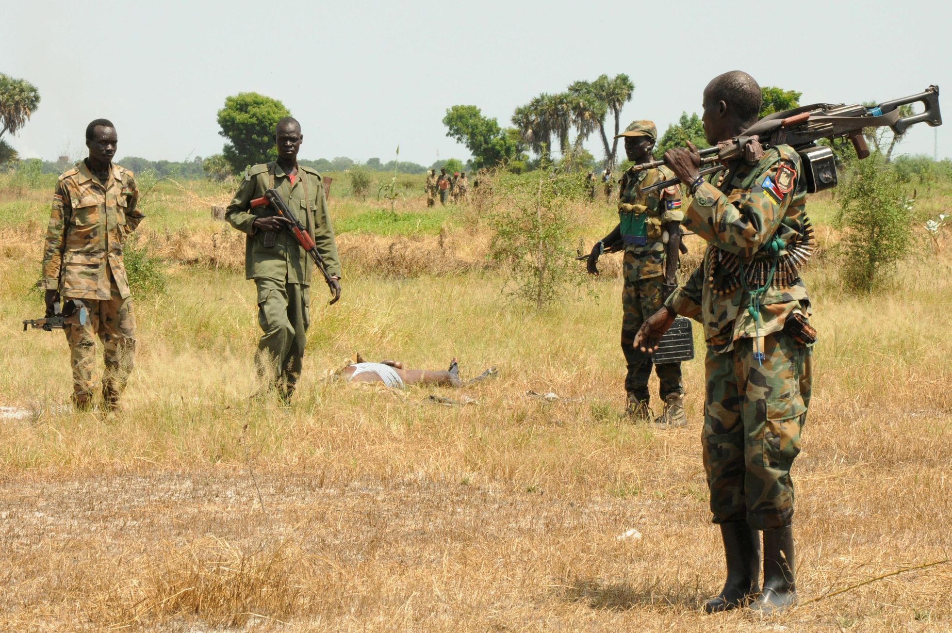 Vojáci v Jižním Súdánu