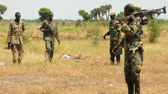 Vojáci v Jižním Súdánu. Ilustrační foto.