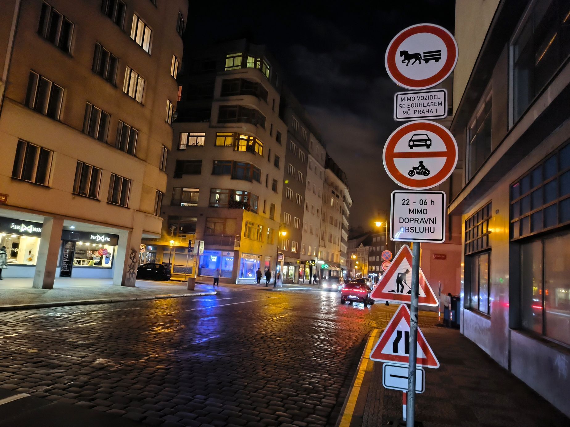Noční zákaz vjezdu do centra Prahy
