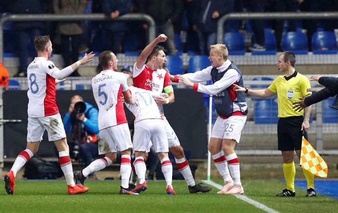 Genk - Slavia: Milan Škoda