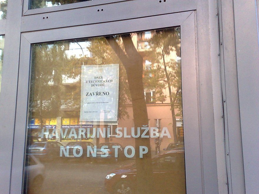 Odstávka vody v Holešovicích