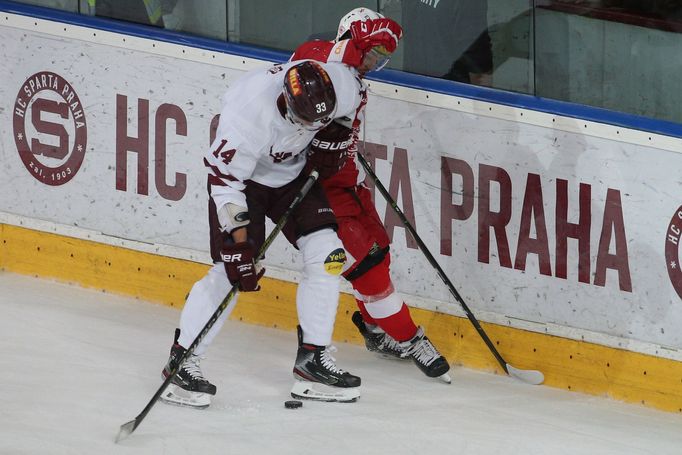 HC Sparta Praha - HC Slavia Praha, Jan Košťálek, přípravný zápas