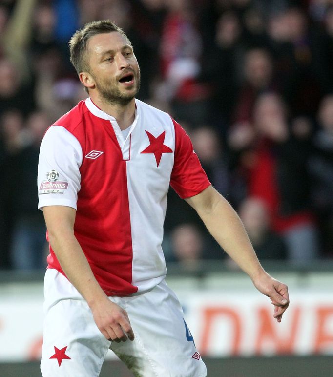 Fotbal, Sparta - Slavia: David Hubáček