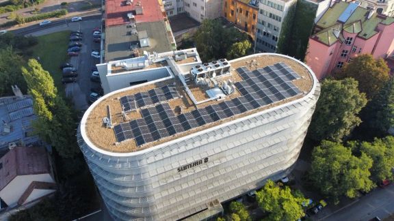 Ukázka realizace 50 kWp elektrárny pro Metrostav od společnosti SEFY