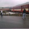 Střet vlaku a kamionu