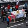 Světové ekonomické fórum Davos 2020 - klimatické protesty, Landquart